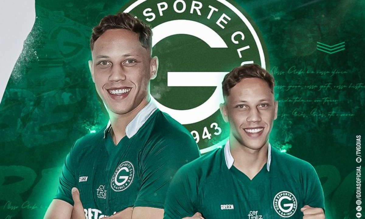 Ian Luccas em anúncio do Goiás (foto: Divulgação/Goiás)