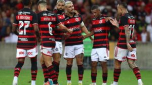 Jogadores do Flamengo (foto: Gilvan de Souza/CRF)