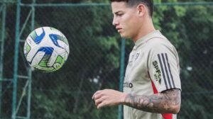 James Rodríguez vai permanecer no São Paulo - Crédito: 