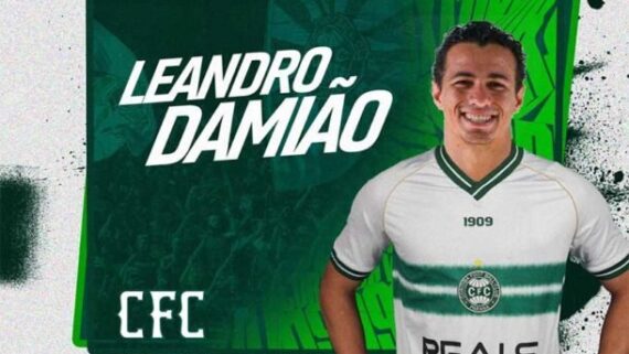 Leandro Damião foi anunciado pelo Coritiba (foto: Divulgação / CFC)