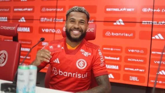 Wesley, atacante do Internacional (foto: Ricardo Duarte / Internacional)