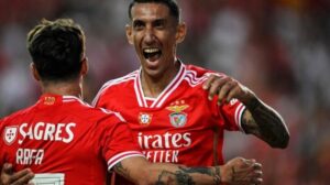 Di María defende o Benfica, de Portugal  - Crédito: 