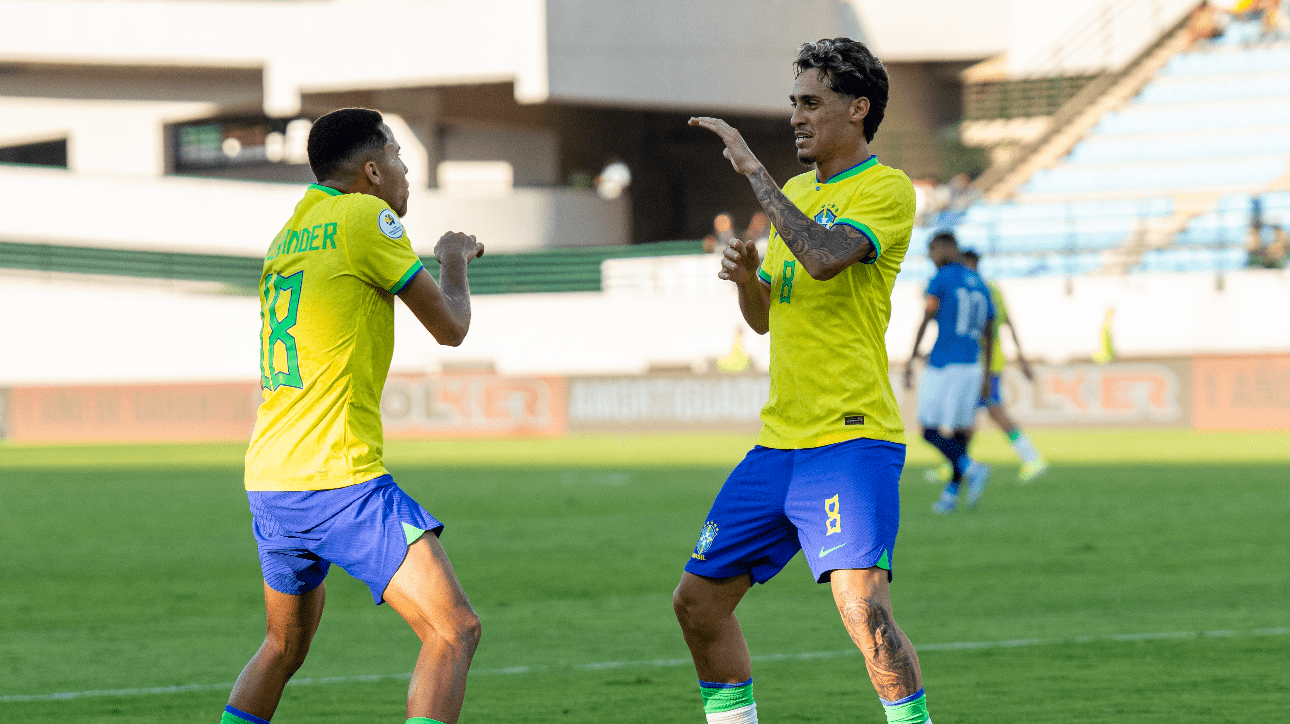 Meio-campista da Seleção Pré-Olímpica Marlon Gomes (foto: Joilson Marconne/CBF)