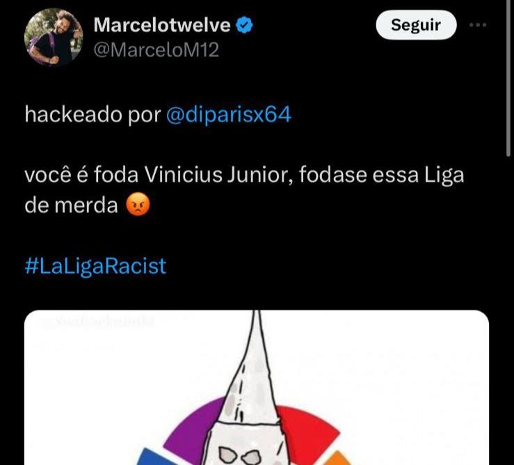 Print das redes sociais de Marcelo (foto: Redes sociais/Reproduçãov)