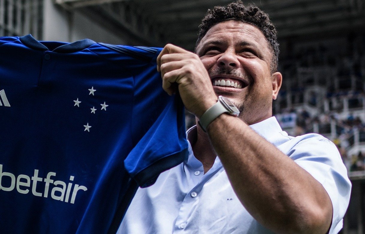 Ronaldo Fenômeno, dono da SAF do Cruzeiro (foto: Gustavo Aleixo/Cruzeiro)