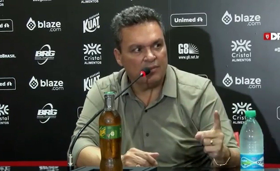 Adson Batista, presidente do Atlético-GO (foto: Reprodução/Dragão TV)