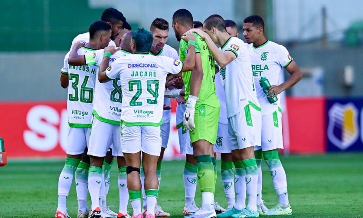 América em jogo do Campeonato Mineiro (foto: Mourão Panda/América)