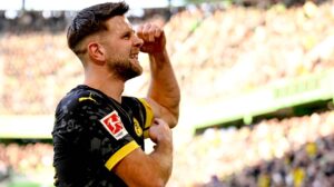 Comemoração de gol do Borussia Dortmund - Crédito: 