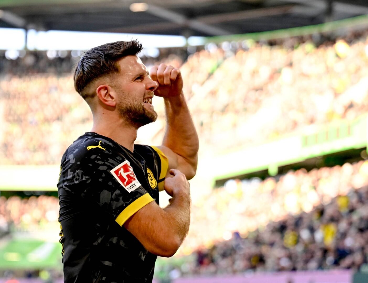 Comemoração de gol do Borussia Dortmund (foto: Divulgação/Borussia Dortmund)
