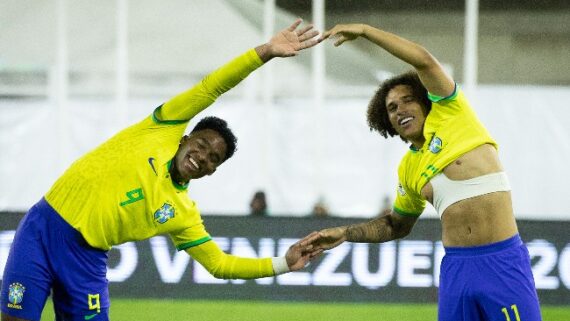 Seleção Brasileira Endrick Guilherme Biro Pré-Olímpico (foto: Joilson Marconne / CBF)