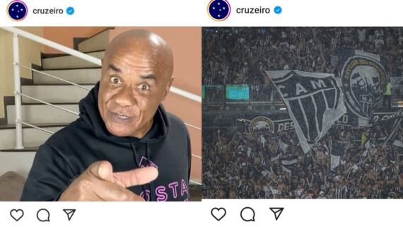 Cruzeiro voltou a ser hackeado no Instagram (foto: Reprodução)