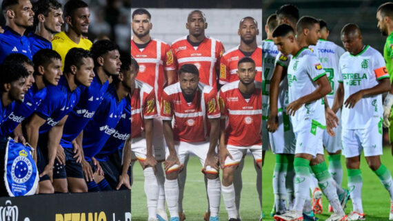Cruzeiro, Tombense e América (foto: Reprodução)