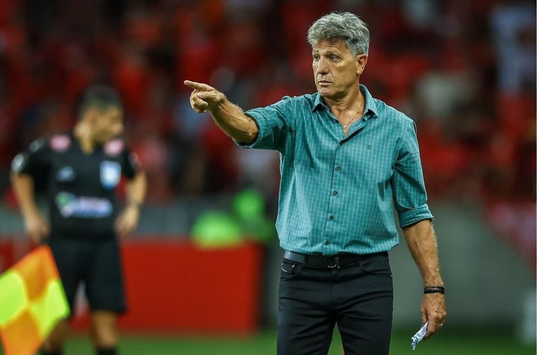 Renato Gaúcho no comando do Grêmio (foto: Reprodução/Redes Sociais)