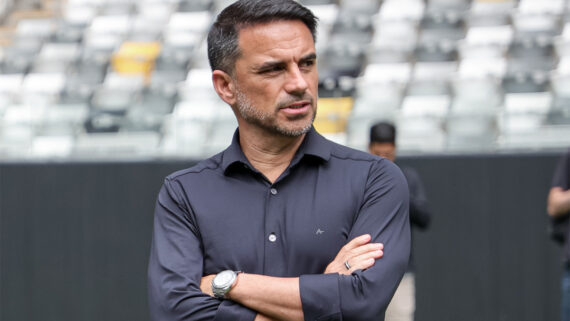Rodrigo Caetano, diretor de futebol do Atlético (foto: Pedro Souza/Atlético)
