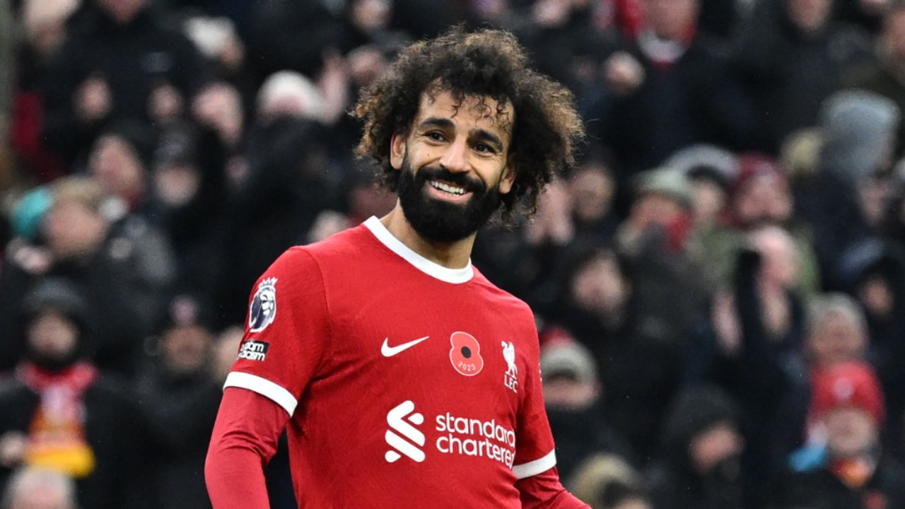 Mohamed Salah, atacante egípico do Liverpool, pode estar de saída do clube inglês (foto: PAUL ELLIS / AFP)