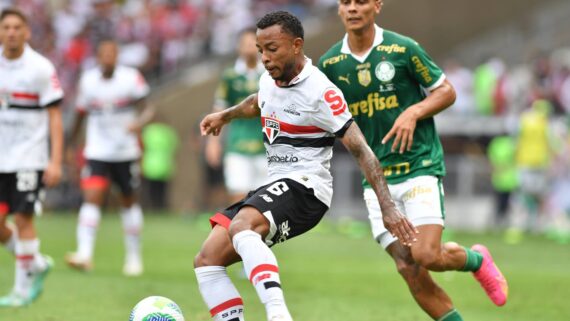 Palmeiras x São Paulo pela Supercopa (foto: Alexandre Guzanshe/EM/D.A Press)