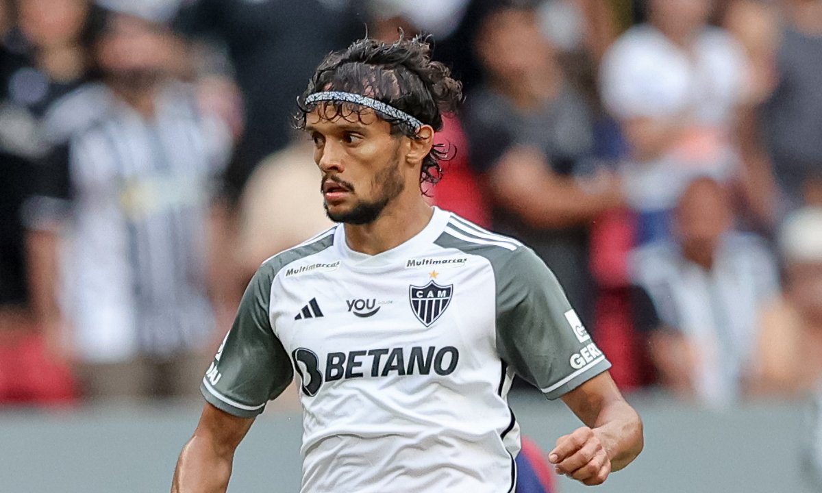 Scarpa em Itabirito x Atlético (foto: Pedro Souza/Atlético)