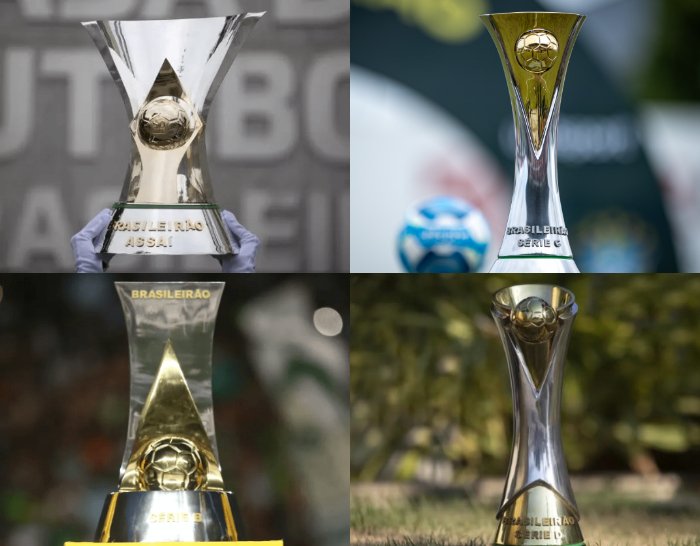 Troféus das divisões nacionais (foto: Reprodução)