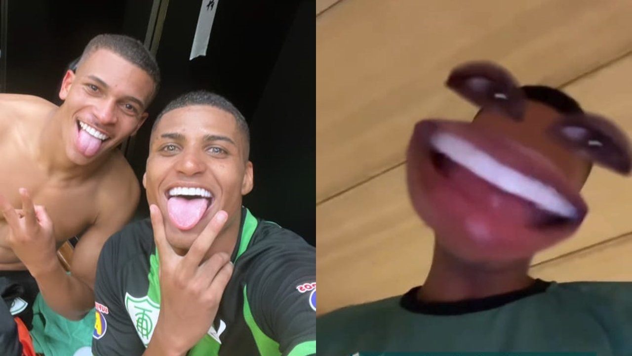 Atacante do América provoca Cruzeiro após clássico (foto: Reprodução)