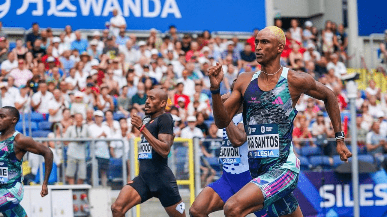 Alison dos Santos, corredor (foto: Matthew Quine)