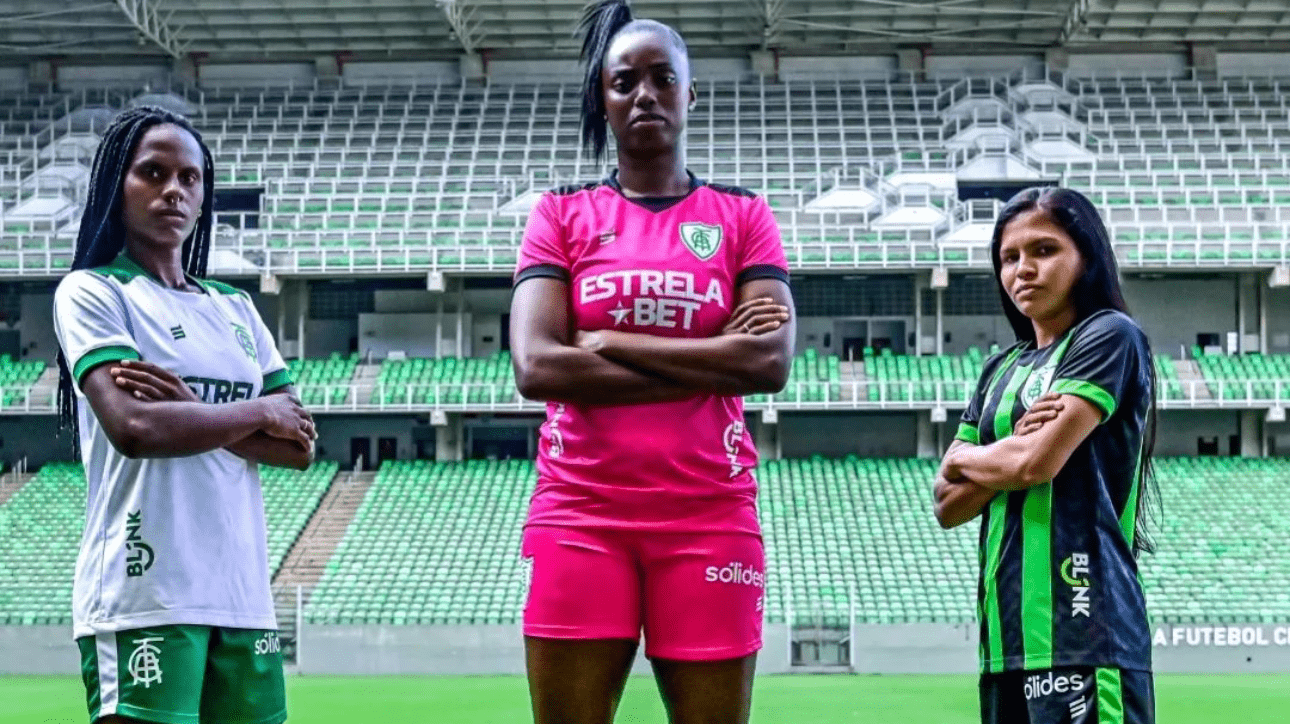 Jogadoras do América (foto: Mourão Panda/América)