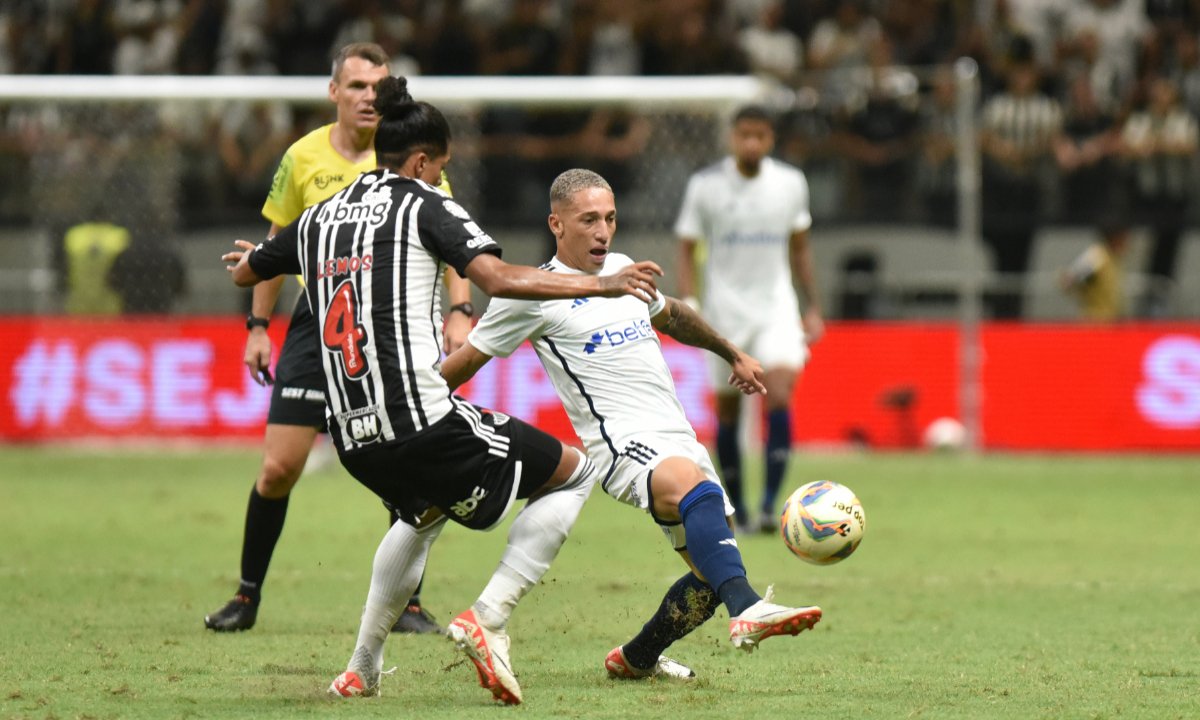 Atlético x Cruzeiro, na Arena MRV (foto: Ramon Lisboa/EM)