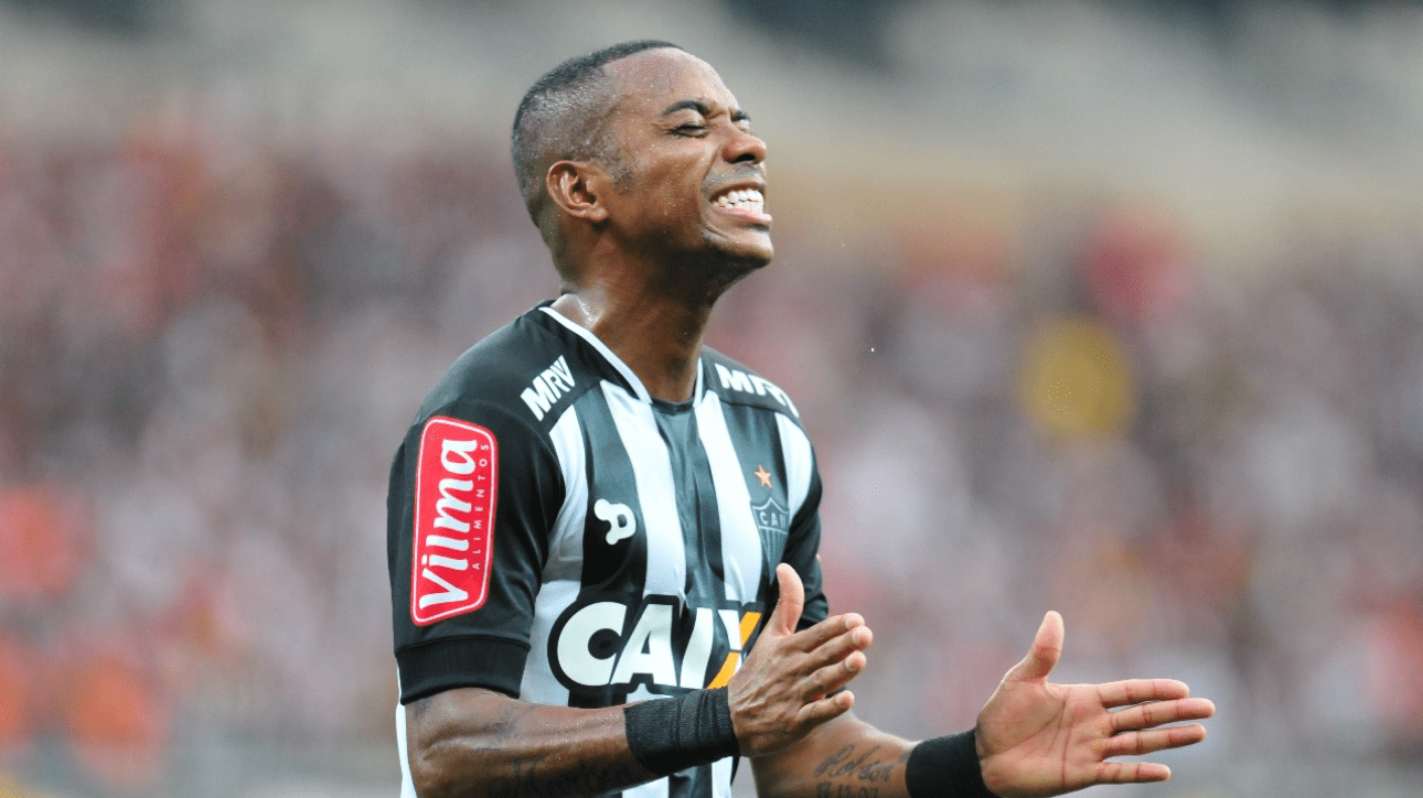 Robinho quando atuava pelo Atlético (foto: Alexandre Guzanshe/EM/D.A Press)