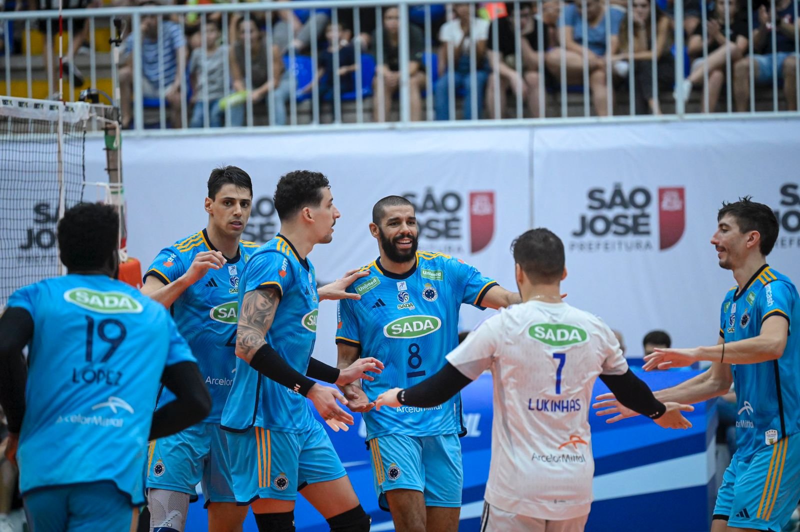 Cruzeiro é o atual campeão da Coa Brasil de Vôlei Masculino (foto: Sada Cruzeiro/Divulgação)