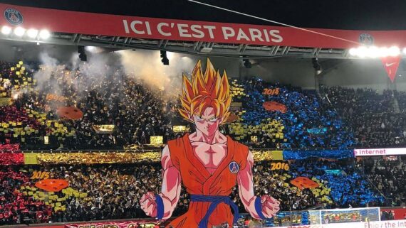 Mosaico de Goku (foto: Reprodução/PSG)