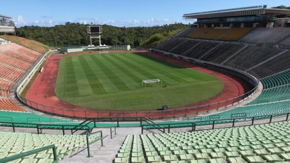 Estádio Roberto Santos, mais conhecido como Estádio de Pituaçu (foto: Superintendência dos Desportos/Governo da Bahia/Divulgação)
