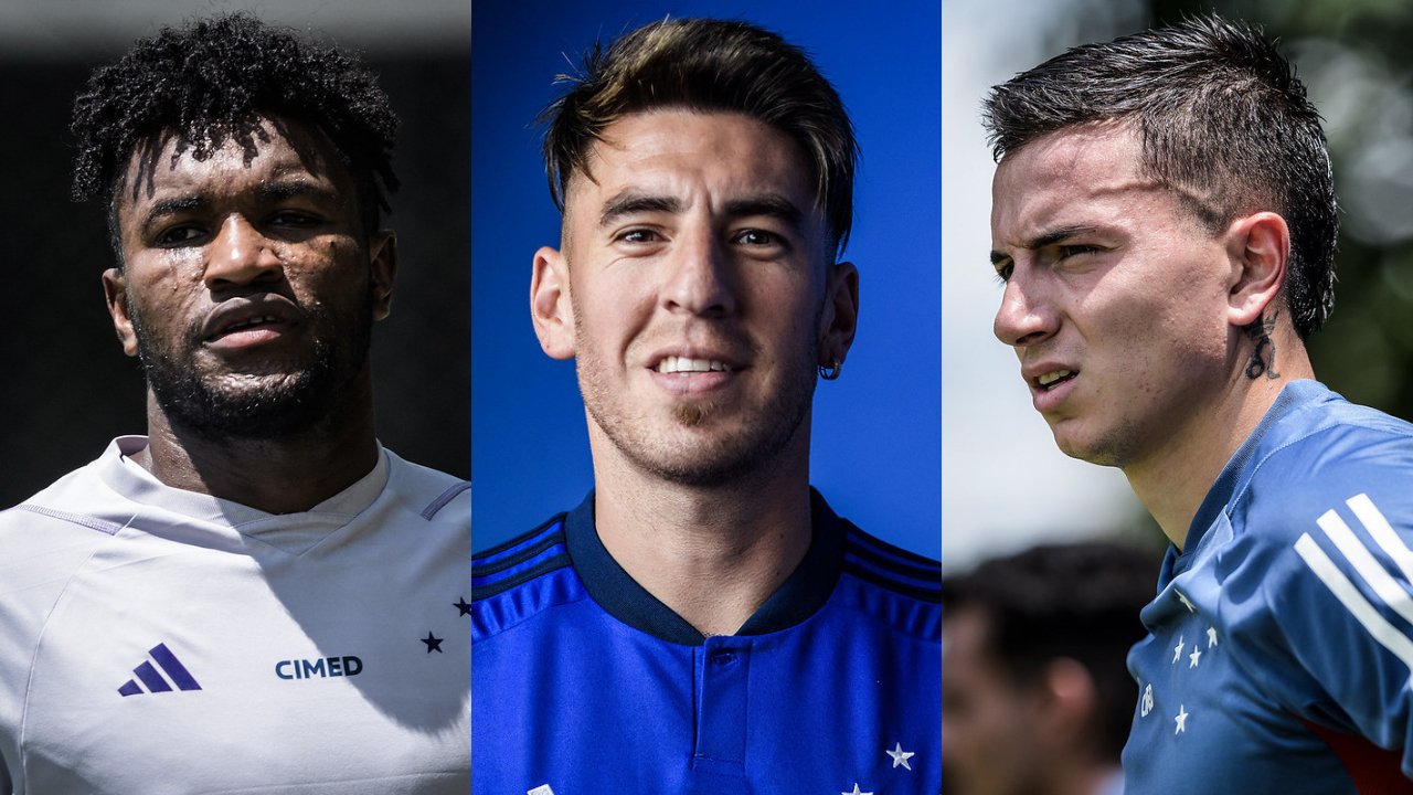 Cifuentes, Villalba e Barreal (foto: Gustavo Aleixo/Cruzeiro)