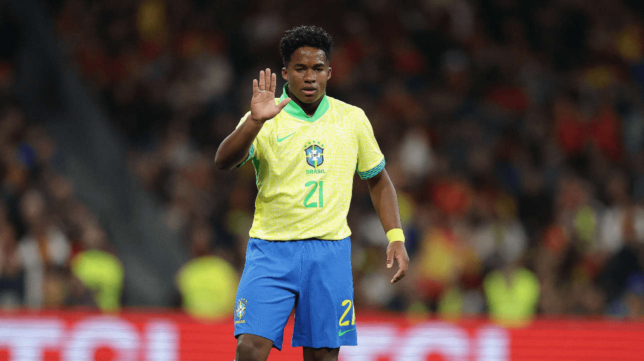 Endrick, atacante do Palmeiras (foto: Rafael Ribeiro/CBF)