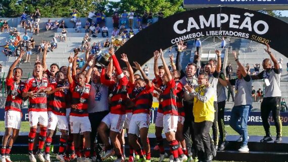 Flamengo campeão da Libertadores Sub-20 (foto: Divulgação/Flamengo)