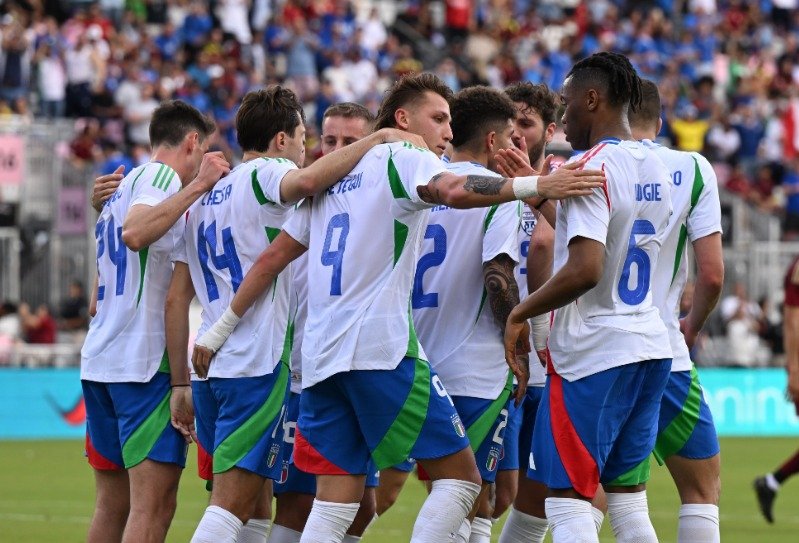 Time da Itália (foto: Seleção italiana/Divulgação)