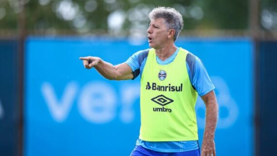 Renato Gaúcho, técnico do Grêmio (foto:  Lucas Uebel/Grêmio FBPA)