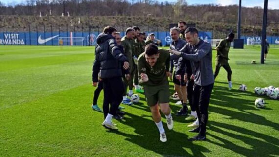 Treino do Paris Saint-Germain (foto: Divulgação/PSG)