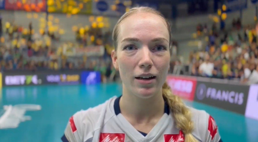 Jenna Gray, levantadora do Minas (foto: Pedro Bueno/No Ataque)