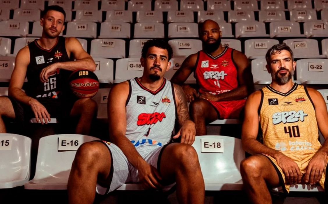 Capitães dos times que disputarão o Jogo das Estrelas neste sábado (16/3) (foto: Yuri Reuters/NBB/Divulgação)