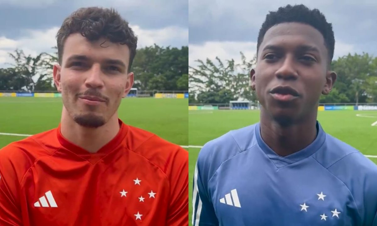 Otávio, goleiro, e Jhosefer, meia (foto: Montagem de fotos de divulgação/Cruzeiro)