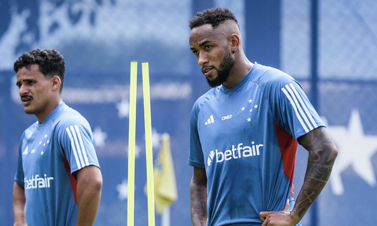 Rafa Silva em treino do Cruzeiro (foto: Gustavo Aleixo/Cruzeiro)