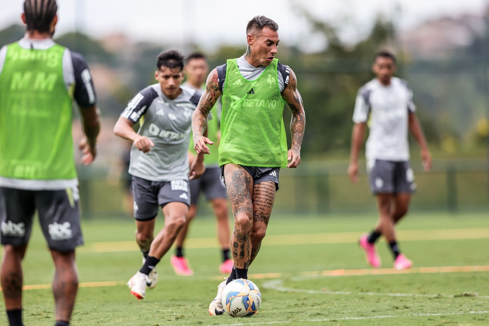 Eduardo Vargas, atacante do Atlético - (foto: Pedro Souza/Atlético)