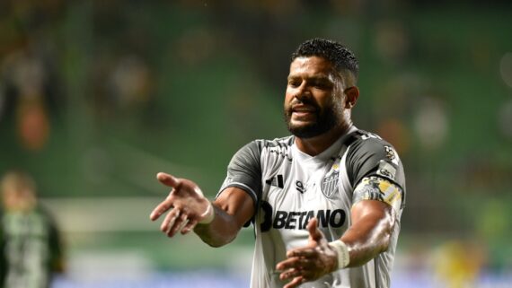 Hulk em América x Atlético pela semifinal do Mineiro (foto: Ramon Lisboa/EM/D.A/Press)