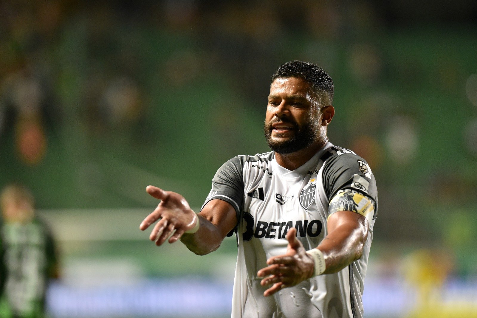 Hulk em América x Atlético pela semifinal do Mineiro (foto: Ramon Lisboa/EM/D.A/Press)