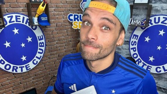 Diogo Medeiros, narrador do canal Cruzeiro Sports (foto: Reprodução)