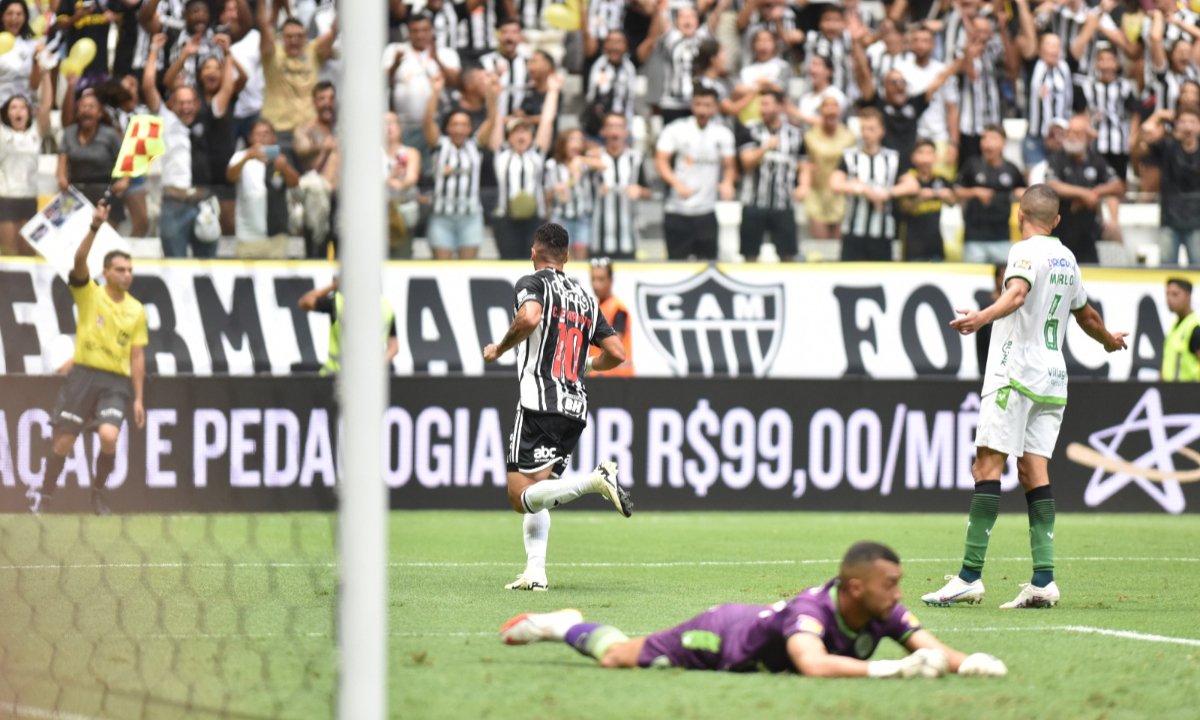 América em jogo na Arena MRV (foto: Ramon Lisboa/EM/D.A Press)