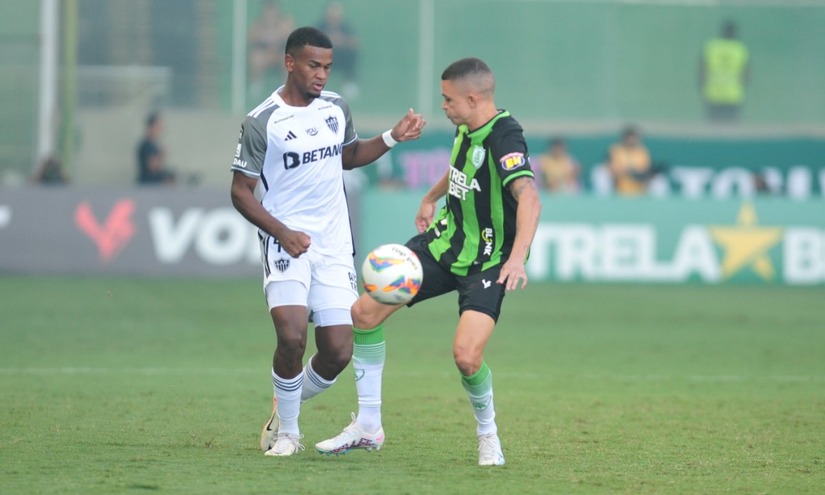 América e Atlético (foto: Alexandre Guzanshe/EM/D.A Press.)