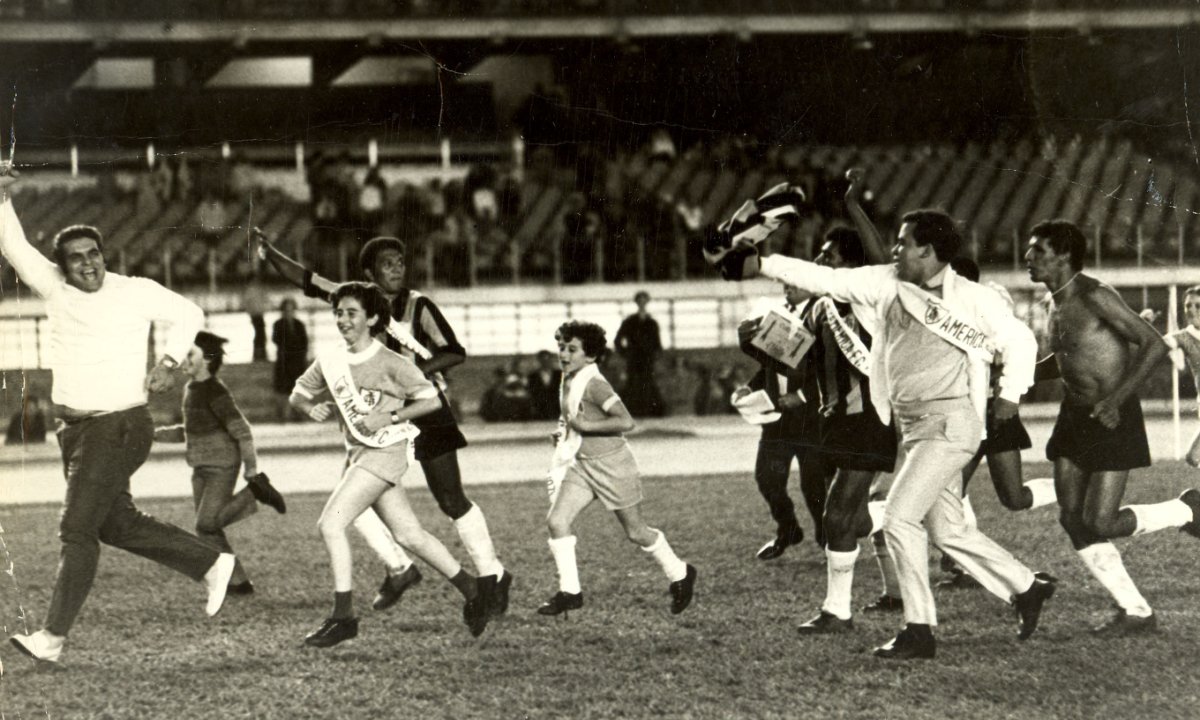 América na final do Mineiro de 1971 (foto: Arquivo EM/D.A Press)