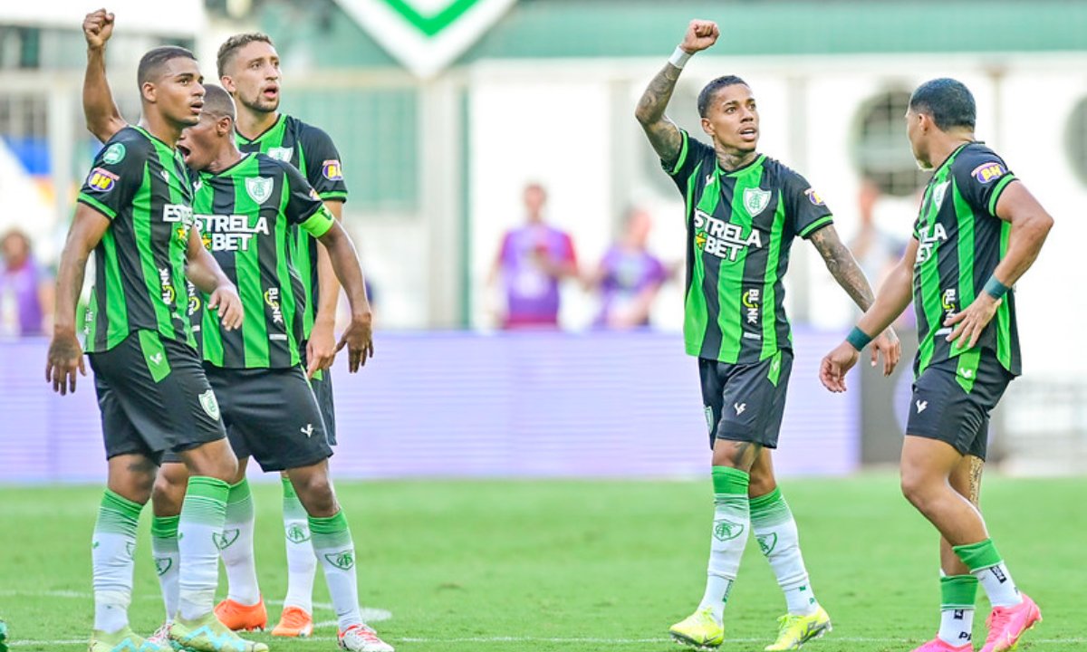 América em jogo do Mineiro (foto: Mourão Panda/América)