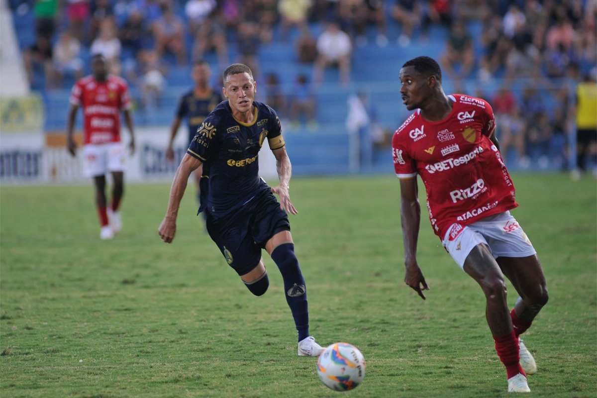 Aparecidense venceu Vila Nova por 2 a 0 (foto: Wigor Vieira/Aparecidense)