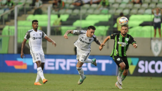 Atlético e América pelo Mineiro (foto: Alexandre Guzanshe/EM/D.A Press)